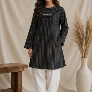 Stylish Black Two Piece Suit