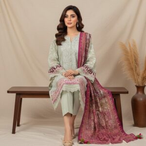 Green Three Piece Suit