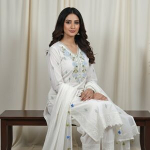 White Three Piece Suit