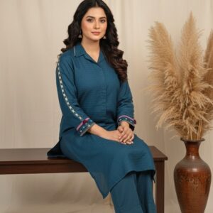 Blue Two Piece Suit